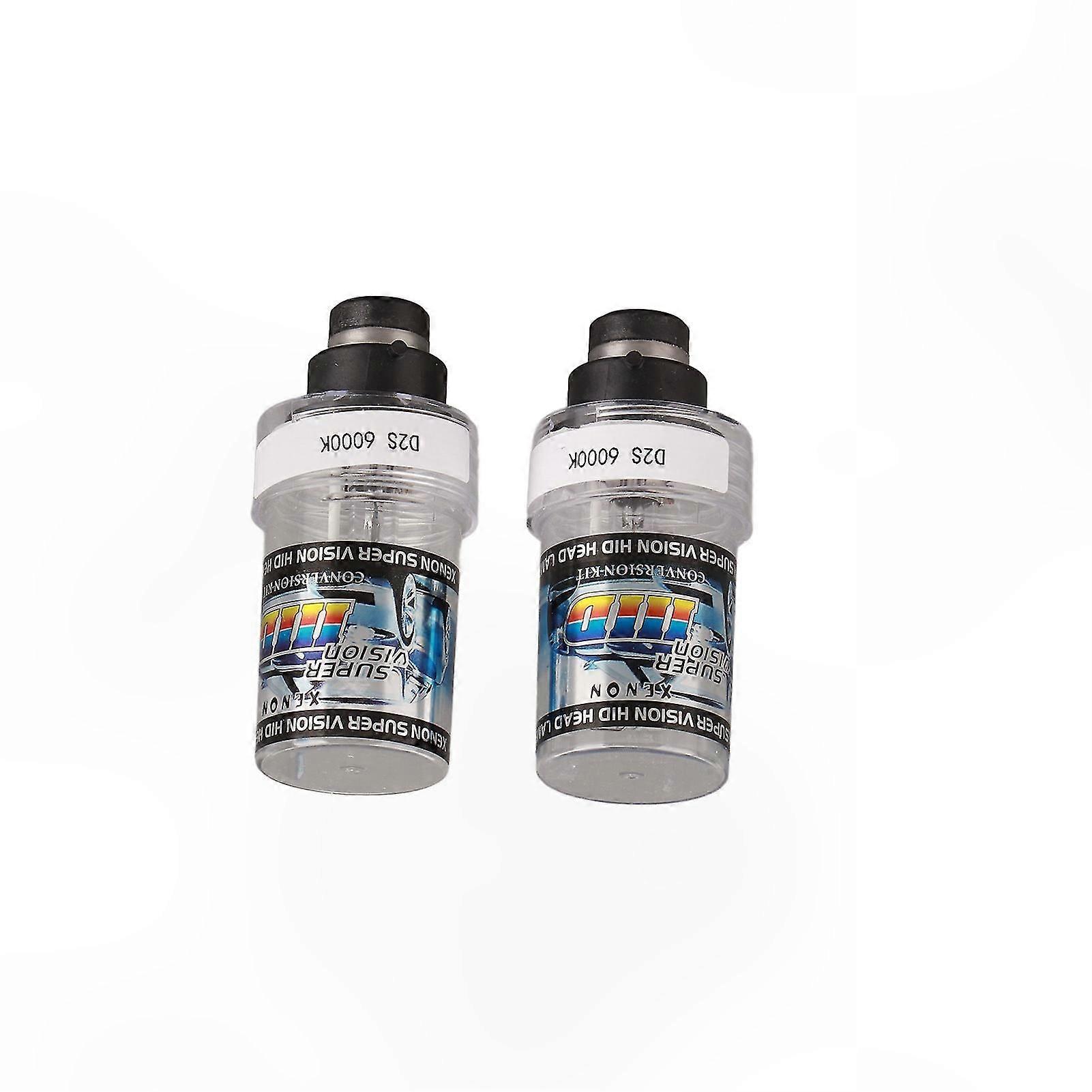 2-Pack D2S HID Xenon Bulbs, 12V 35W 6000K White Headlight Replacement