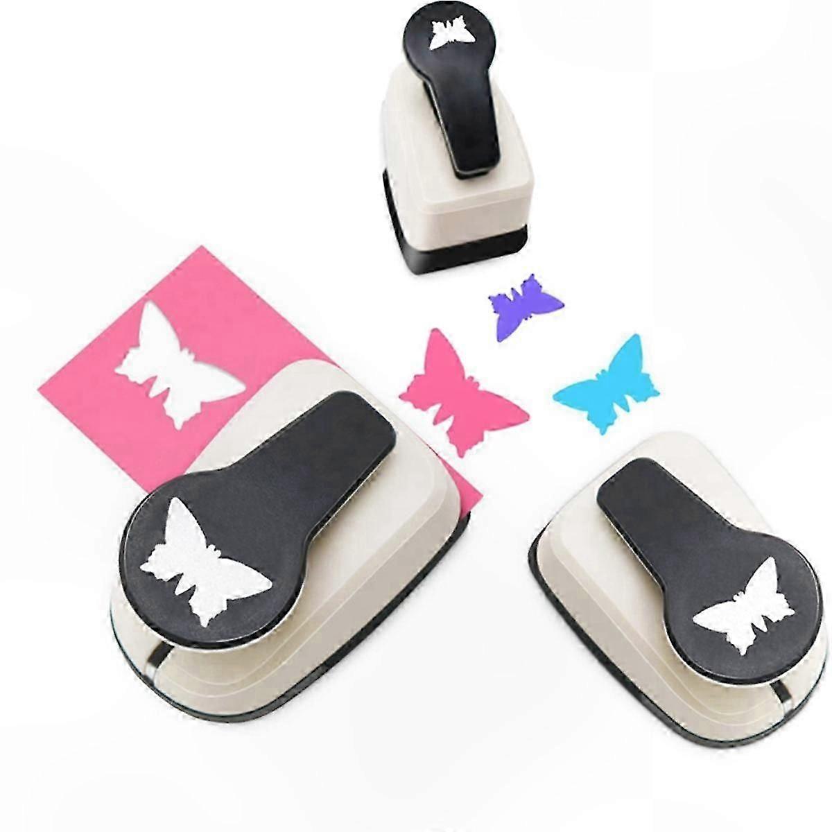 Butterfly Craft Hole Punch Set, 9/16/25mm Paper Crafting Tool for DIY Projects