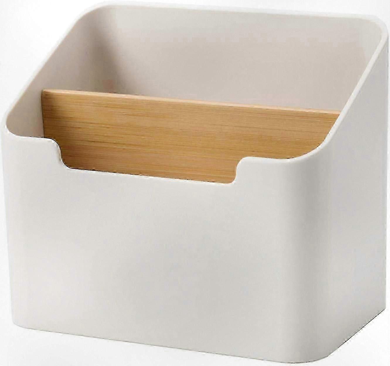 Desk Organizer Box for Remote Control and Office Supplies, Home Storage Solution