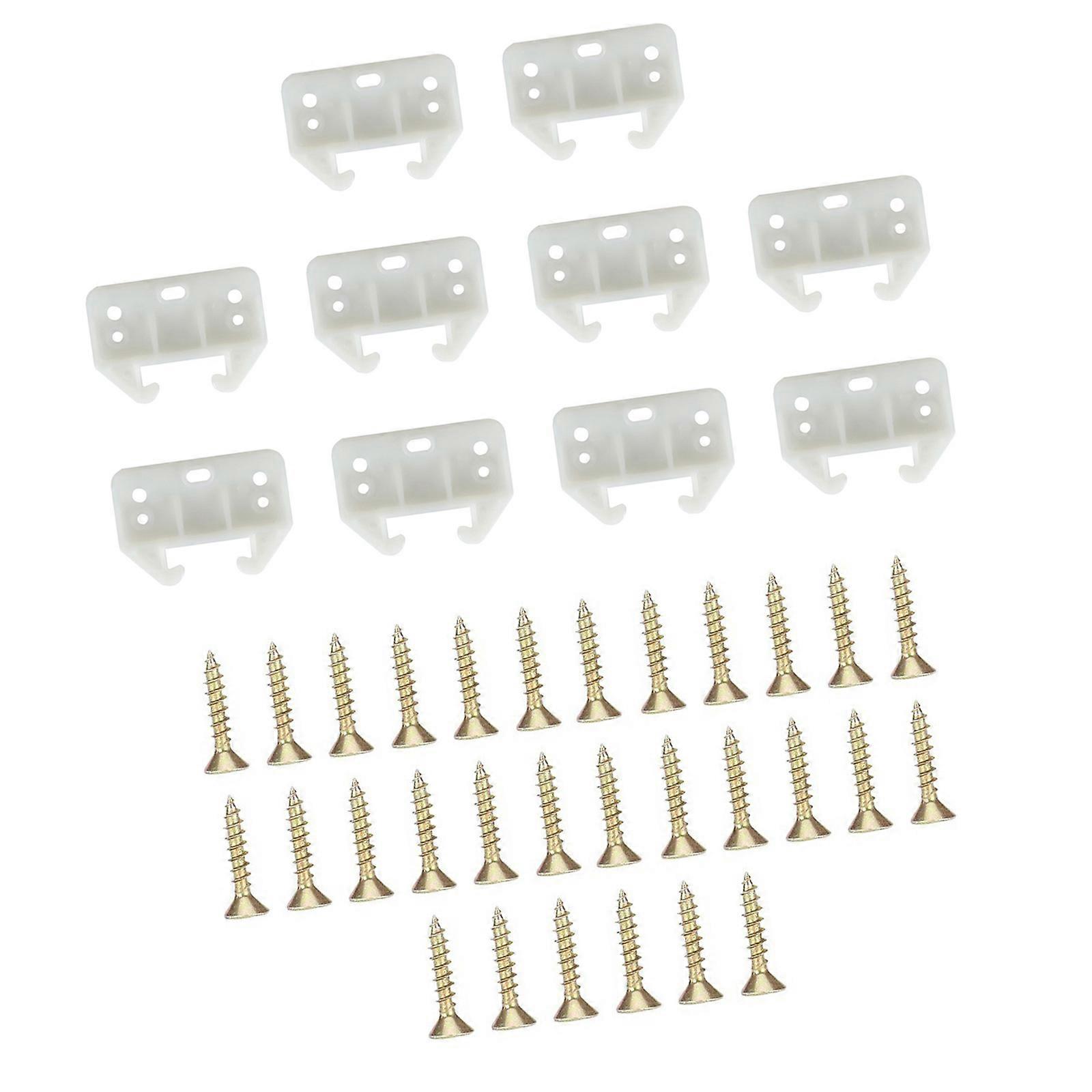 Universals Drawer Guide Rails Plastic Replacement Furniture Drawer Track Guides Hardware For Home and Office Use  Style D