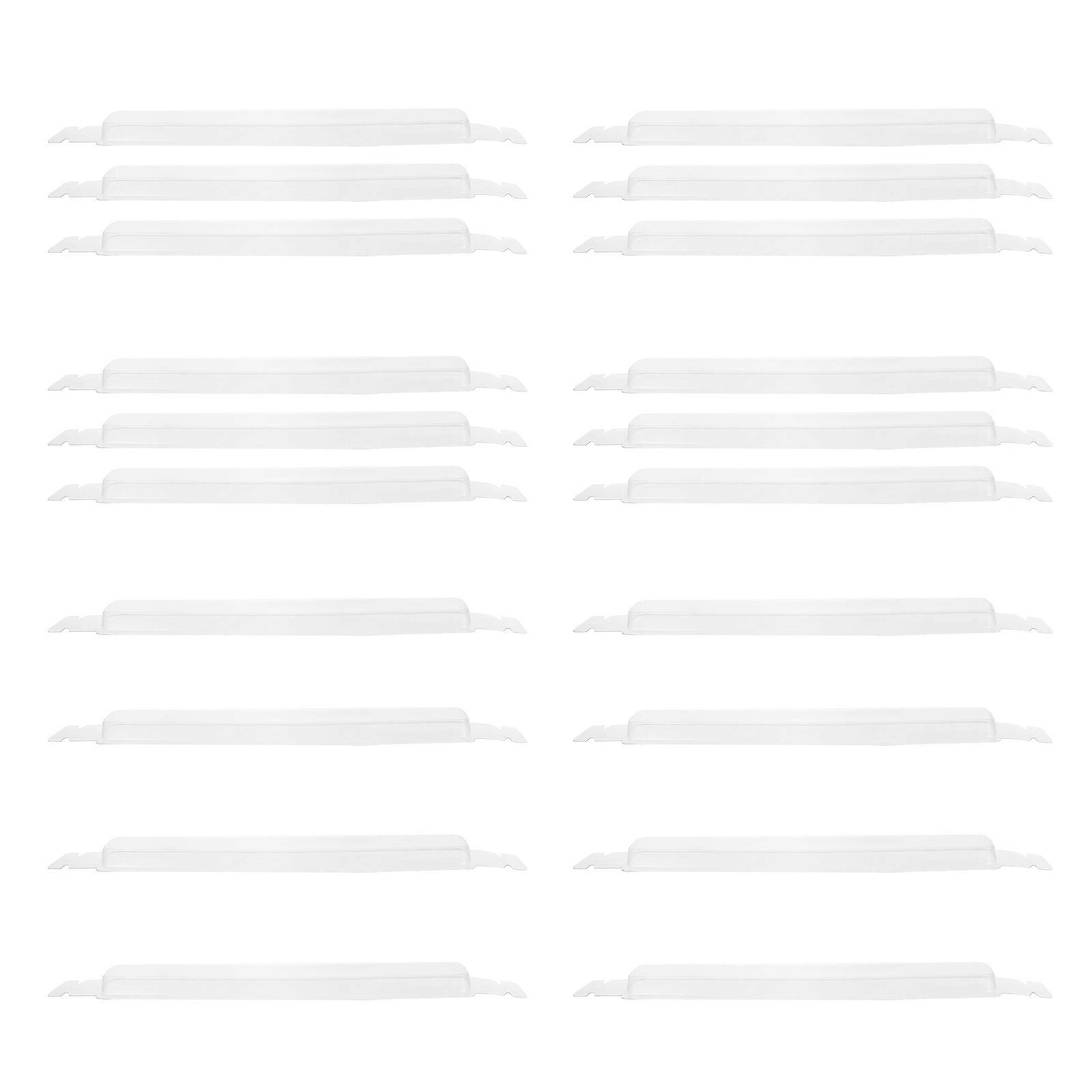 20pcs Clock Hands Guard Box Transparent Scratch Resistant Plastic Protective Covers for Wall Clock Pointers Storage