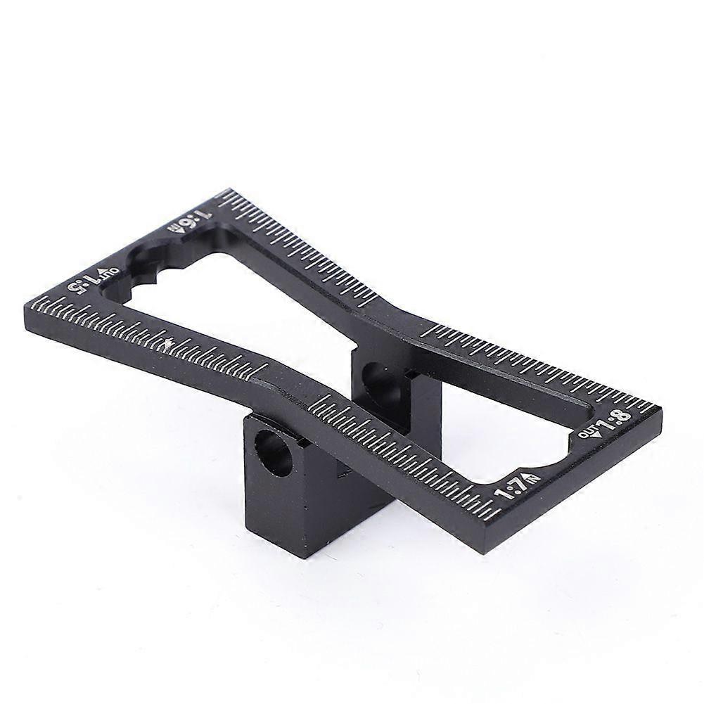 Aluminum Dovetail Joint Scriber Marker Marking Gauge Woodworking Guide Tool