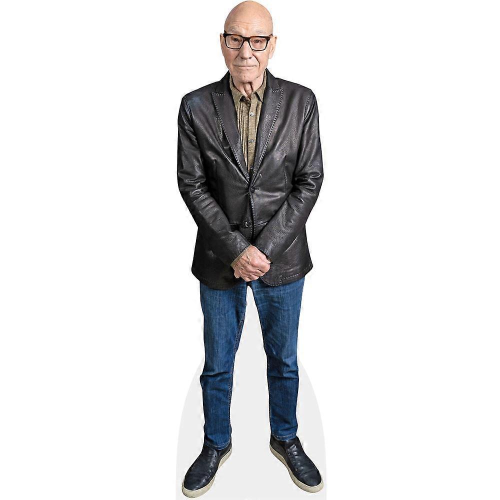Patrick Stewart (Jeans) Cardboard Cutout (lifesize OR mini size). Standee. Stand Up.