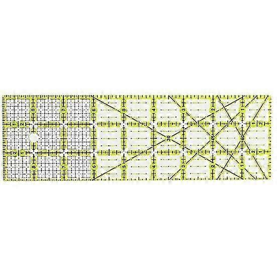 Useful High Accuracy Clear Scale Patchwork Ruler Handy Ergonomic Quilting Line Drawing for Tailor 2025
