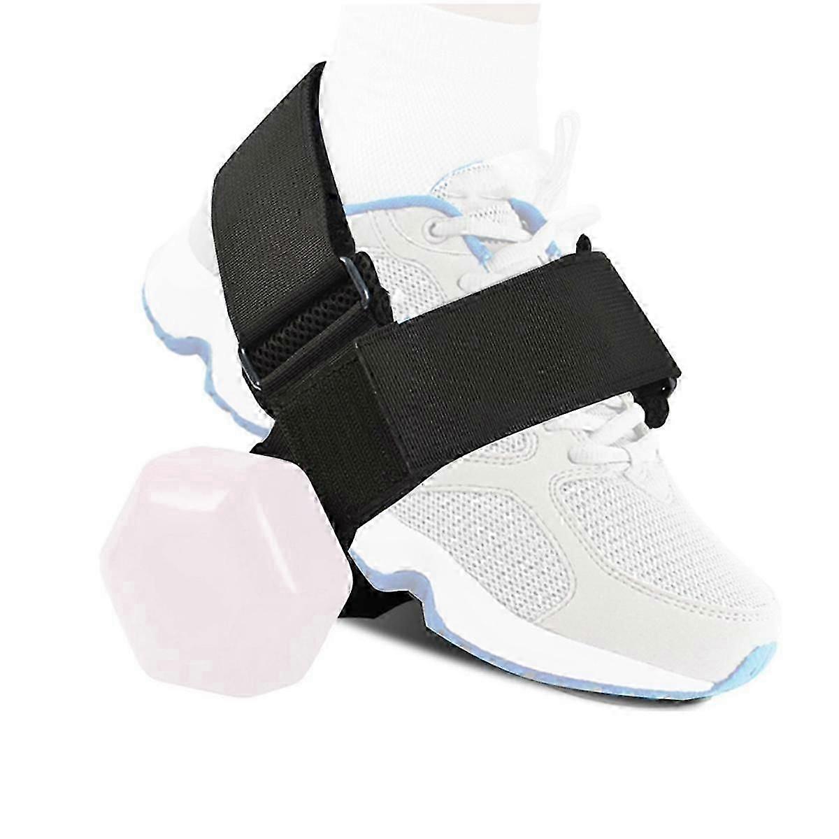 Dumbbell foot attachment for leg workouts and training