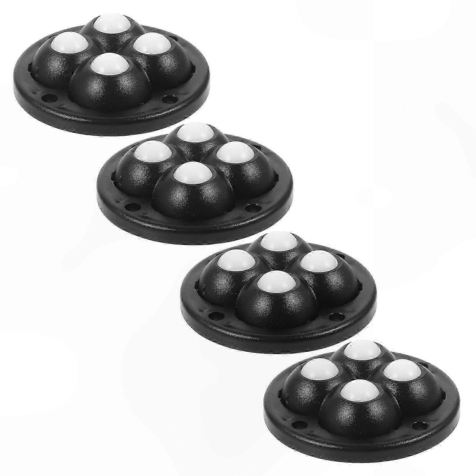 Adhesive Mini Swivel Rollers 4-Pack for Small Appliances