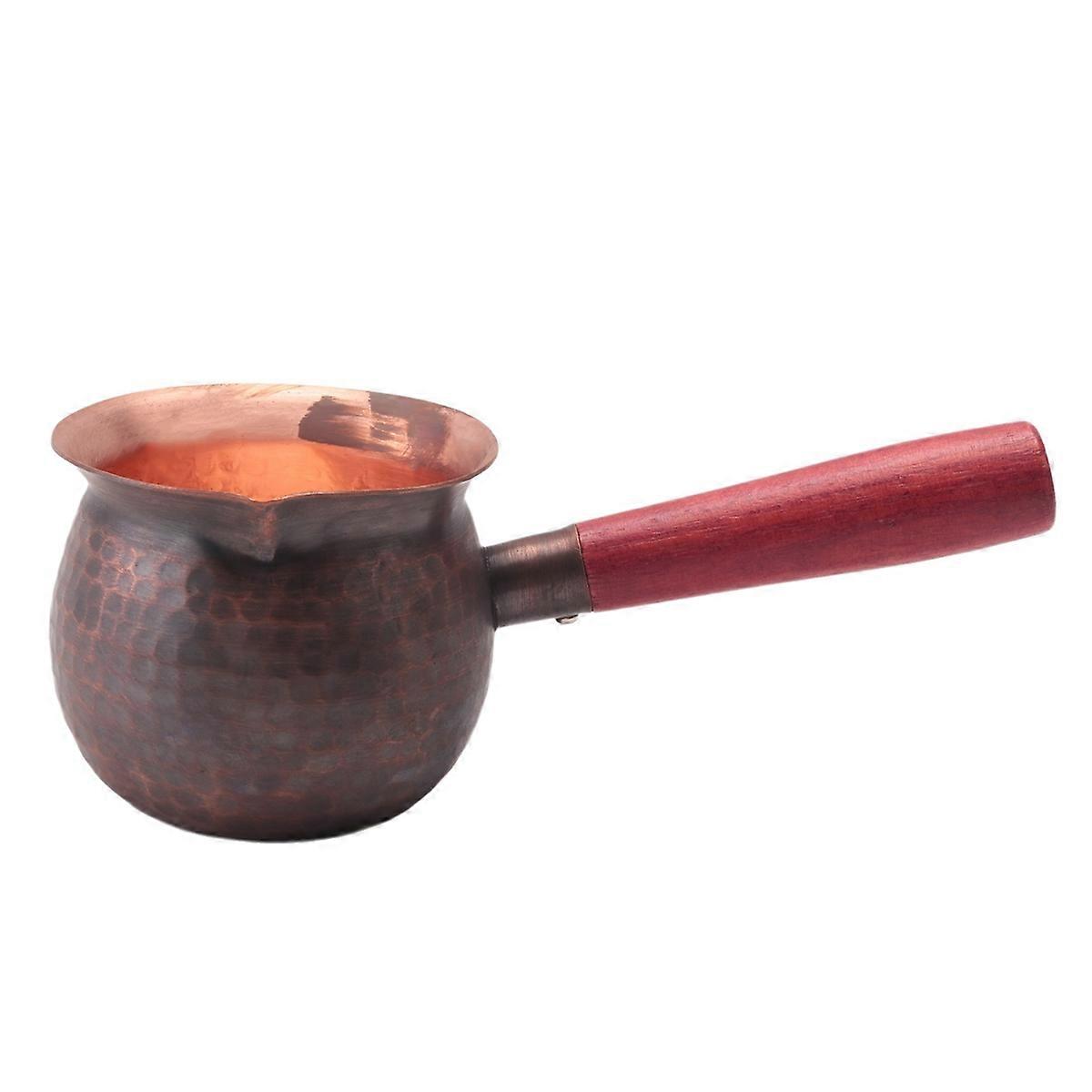 Copper Teapot Tea Infuser Thickened Teapot Gift for Tea Lovers Coffee Pot Hammered Teapot Suitable for Home Use 300 Ml