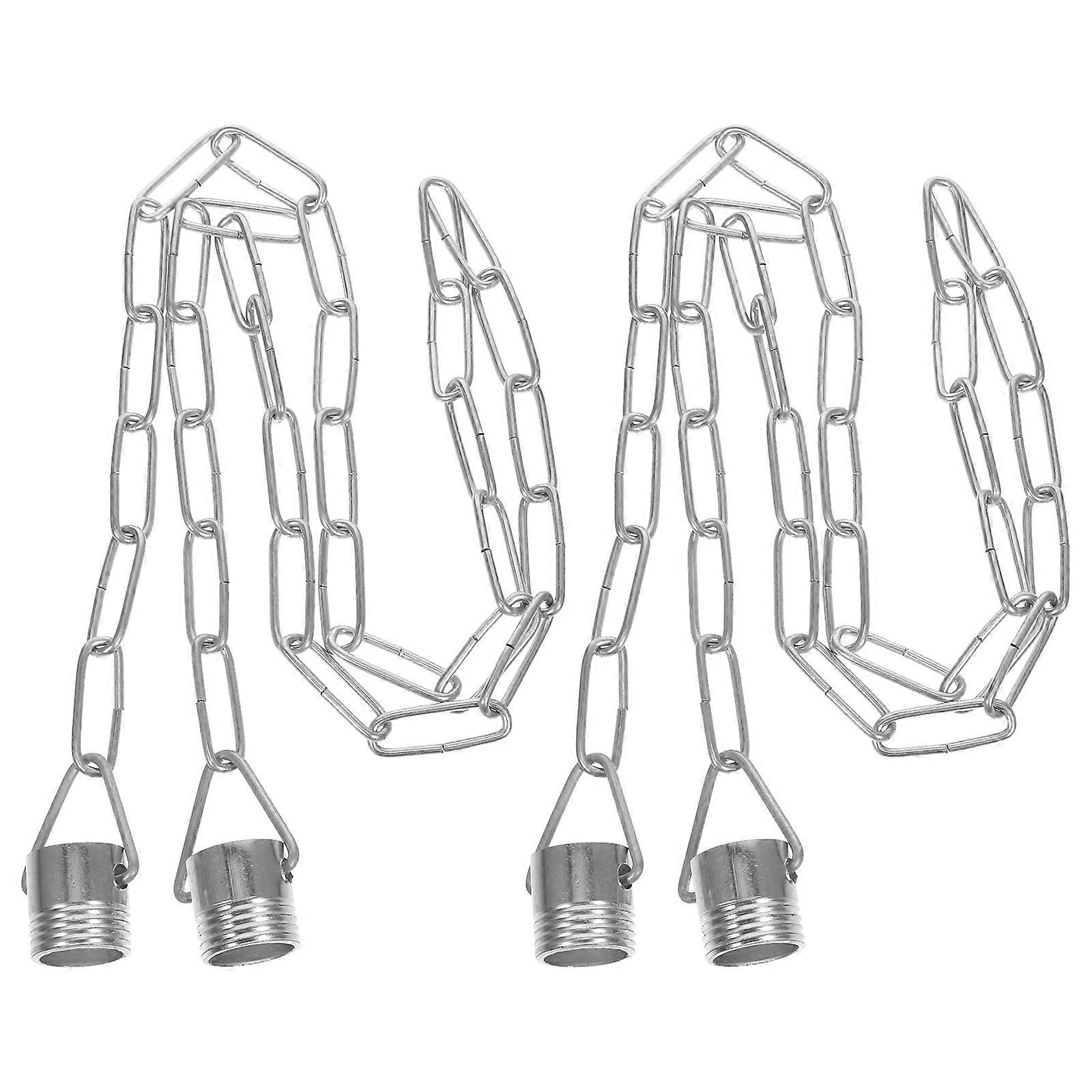 Chain For Hanging Galvanized Light 2pcs Chandelier Chain Lamp Chain For Hanging Baskets Chain Link Pictures Bird Feeders Plants