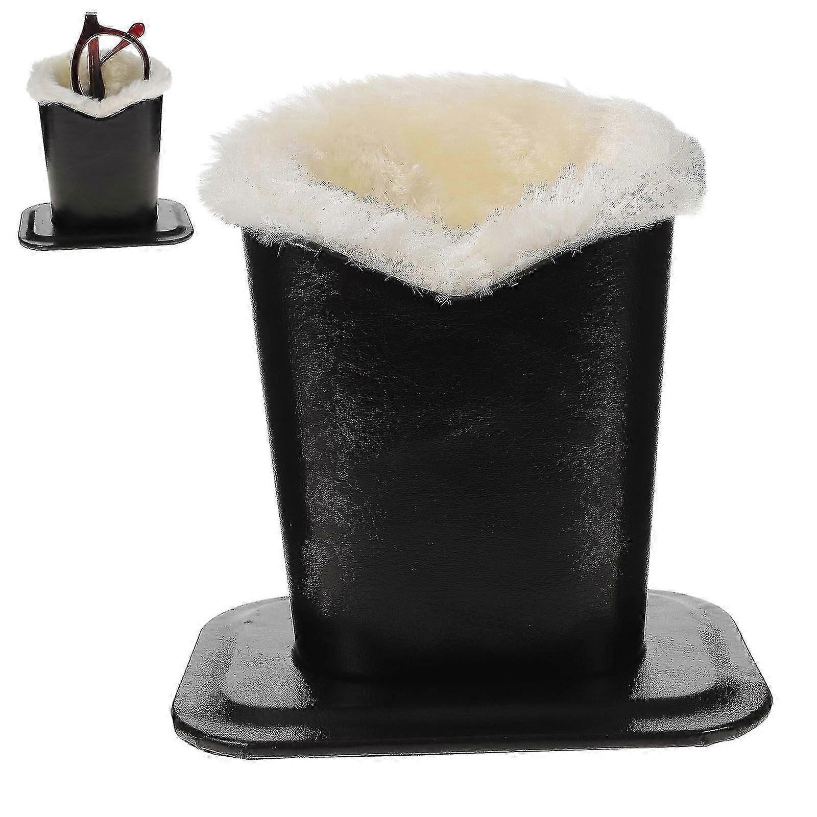 Plush Design Glasses Frame Storage Rack, 12x8.3x12.5cm, Black