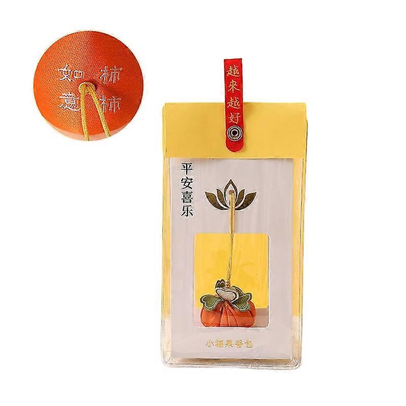 Sandalwood Good Luck Fortune Bag Sachet, Made of Brocade with Multiple Color Options, Ideal Gift for Sending Blessings