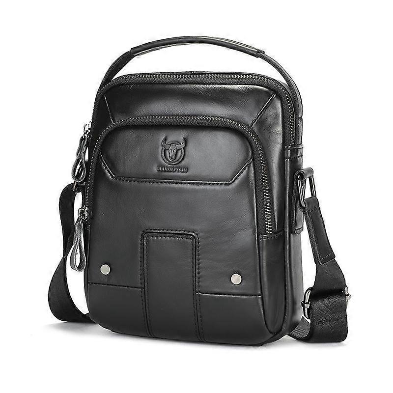BULL CAPTAIN Vintage Men Leather Tablet Shoulder Bag