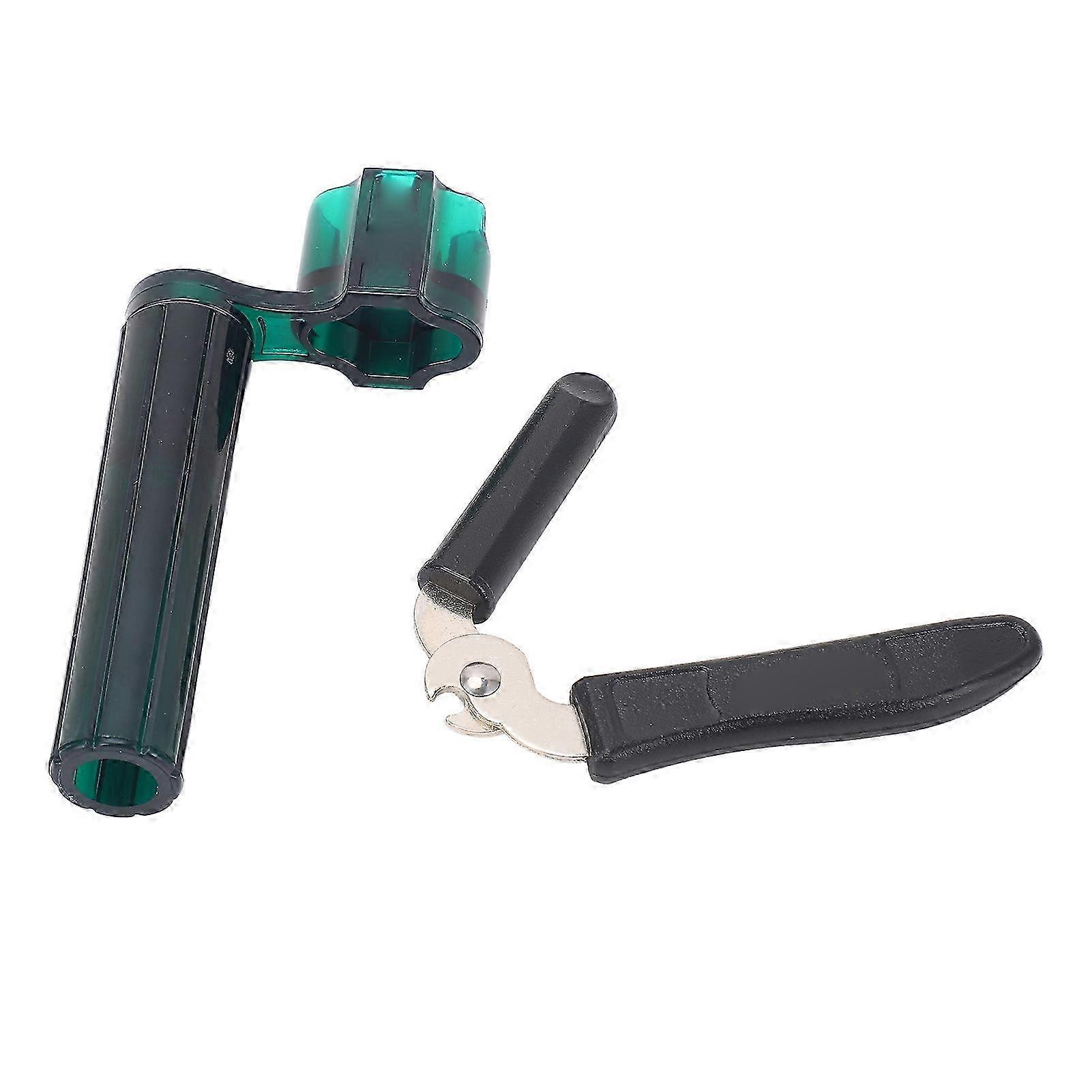 Guitar String Winder and Cutter Set Bridge Pin Peg Remover Restringing Tool for Bass Mandolin Banjo Ukulele I14 Black and Green 2025