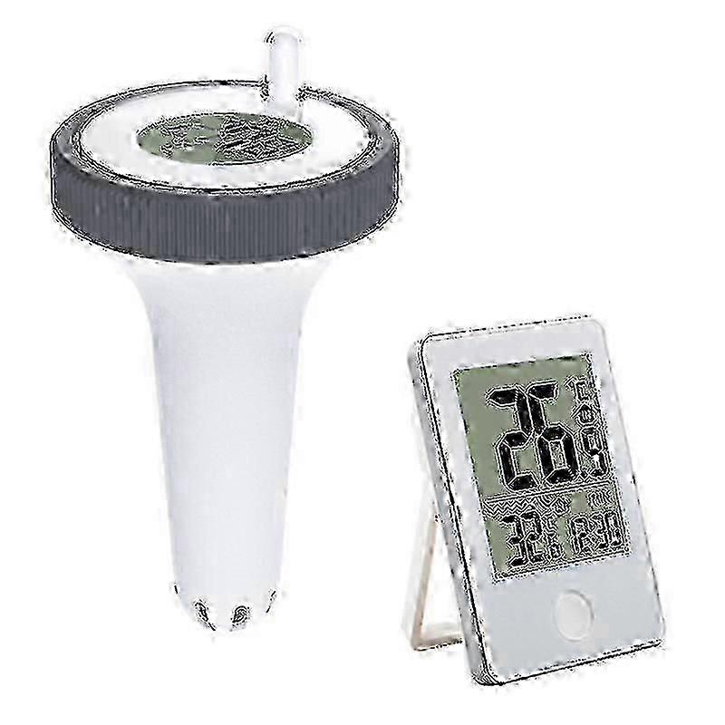 Wireless Floating Pool Thermometer, Waterproof Digital Display for UK Swimming Pools