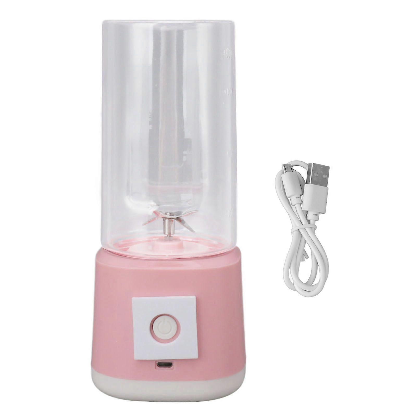 Mini Portable Juicer 6 Leaf Blade USB Charging Small Juicer Electric Wireless Juicing Cup Fruit Juice Cup