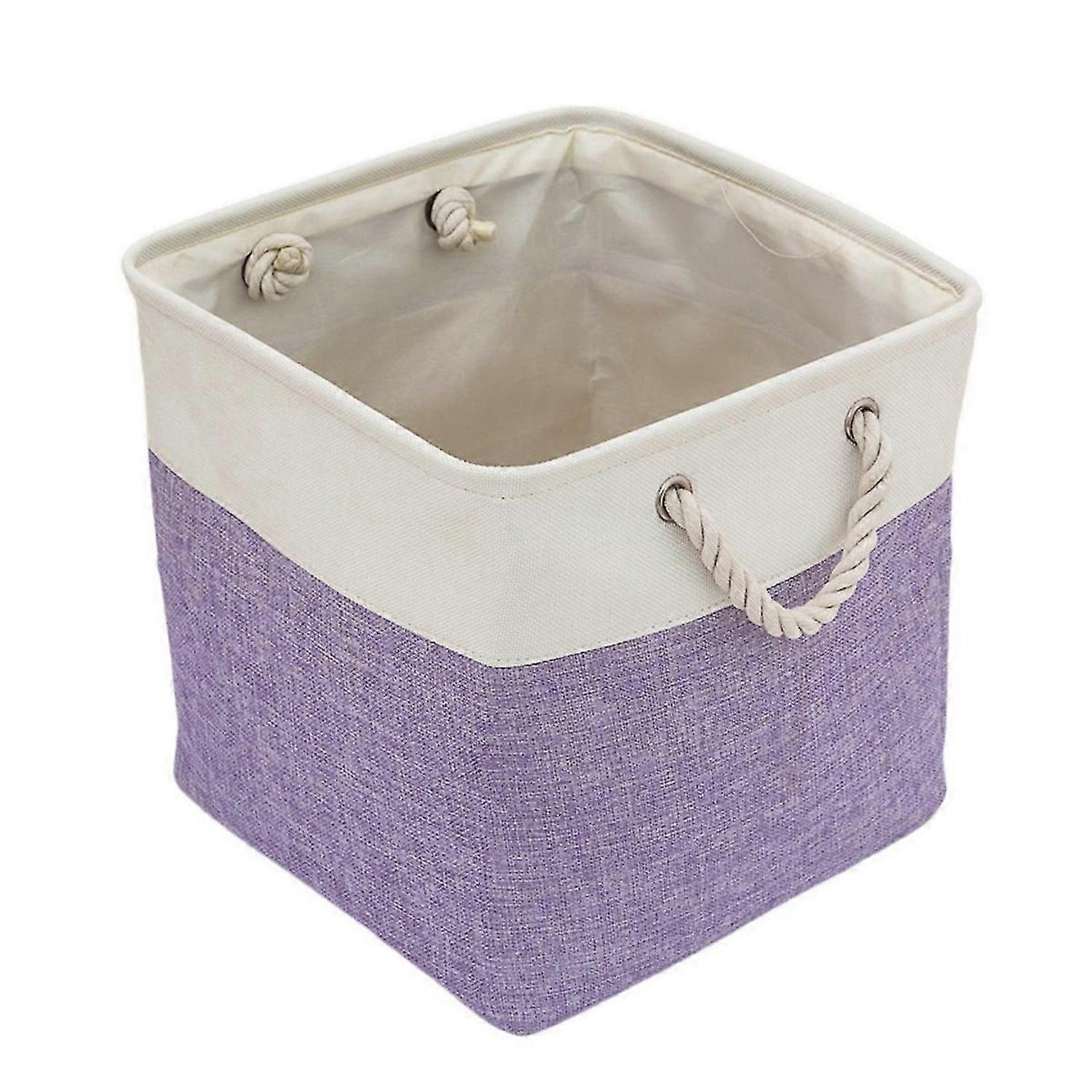 Collapsible Linen Storage Basket with Liner,D