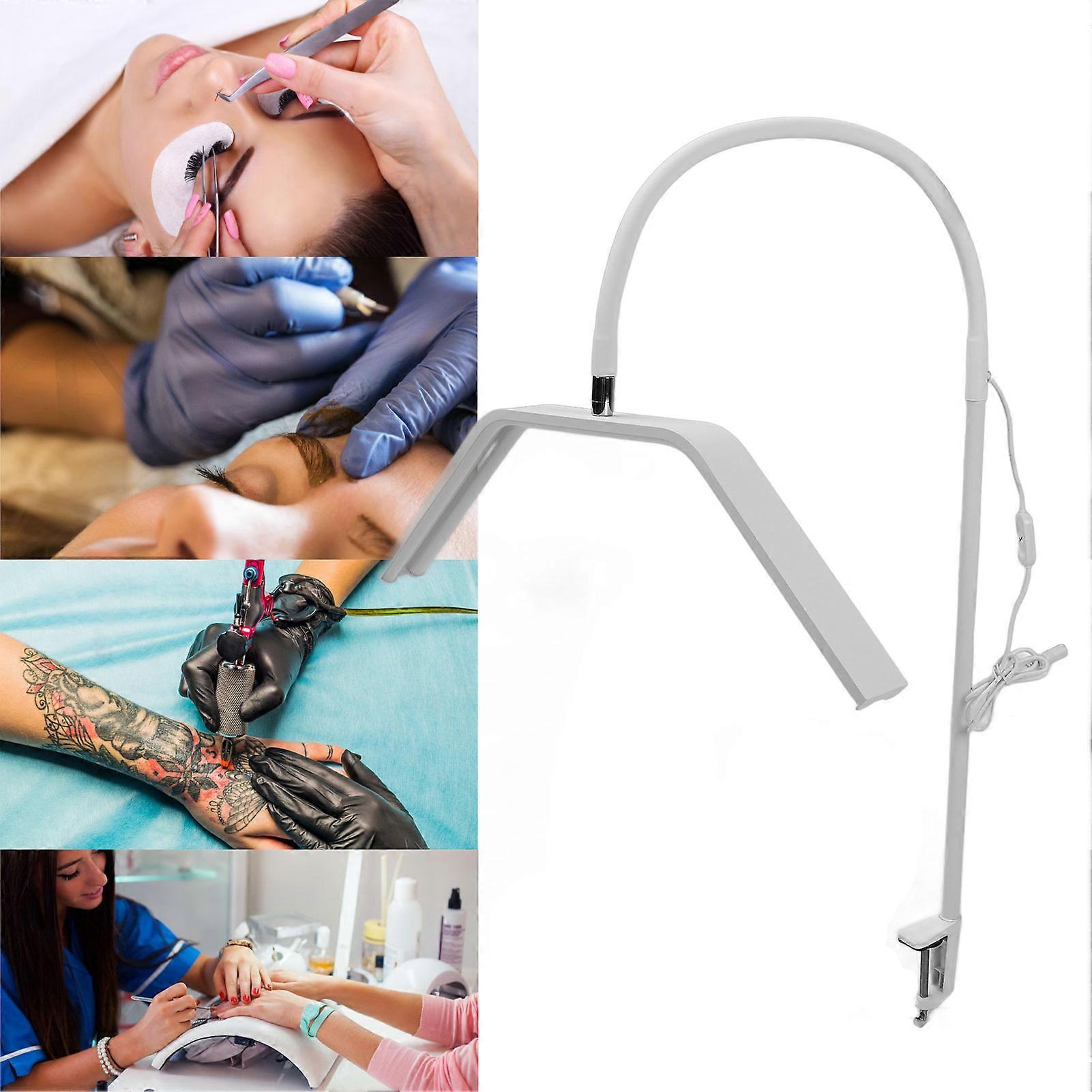 18W Half Moon LED Nail Light, 3 Temp Colors, Adjustable Brightness