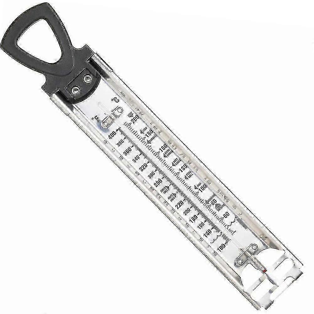 Jam making thermometer for kitchen use, stainless steel 30.5cm