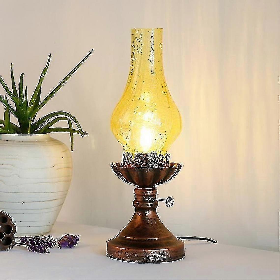 Retro Kerosene Lamp Led Lamp Lamp(copper)