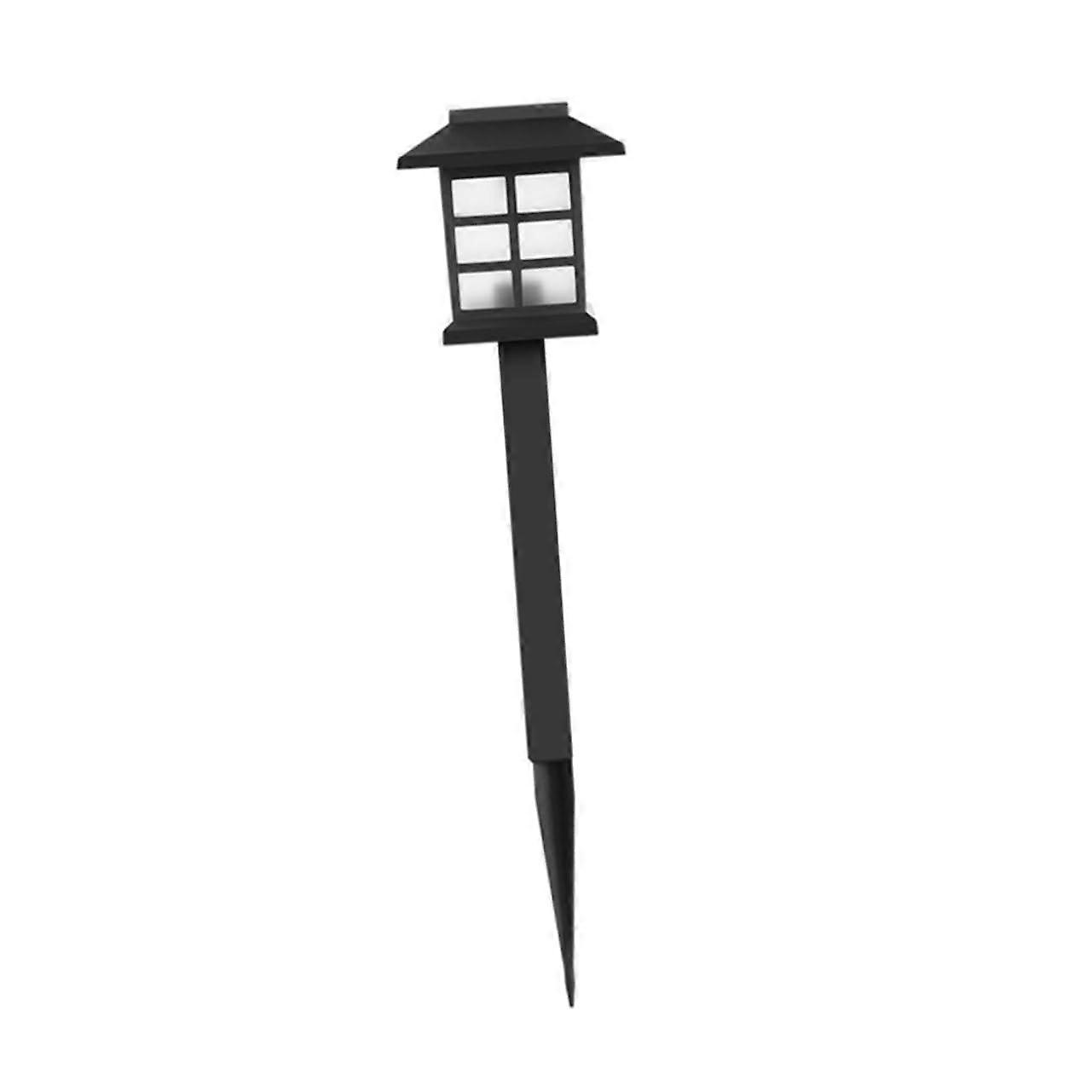 5pcs Solar Power Garden Stake Lights, House Shaped LED Landscape Lanterns, Easy Install for Pathway and Lawn Decor