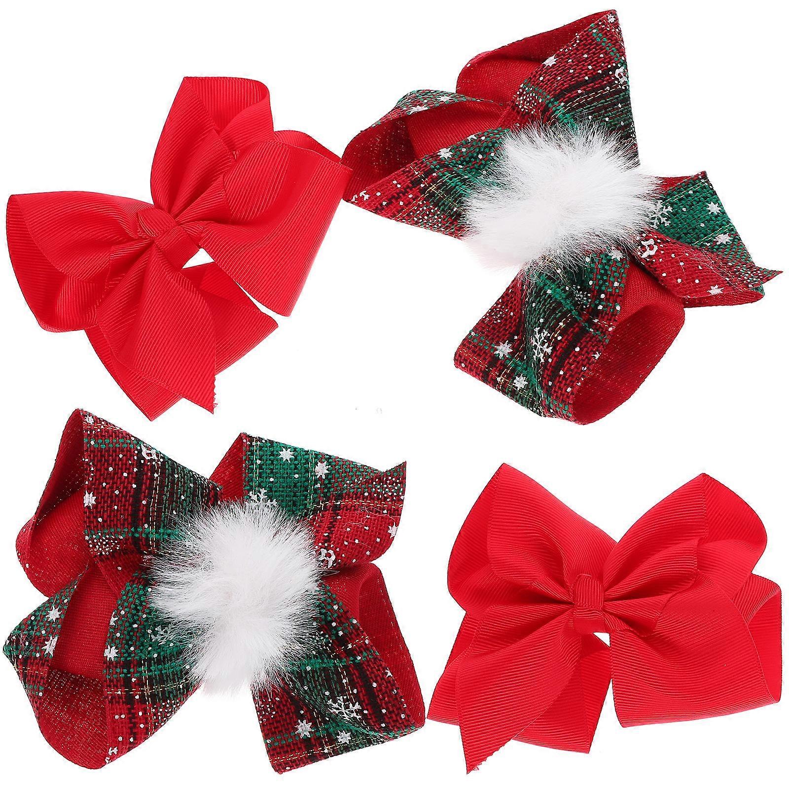 Söpöt hiusklipsit Butterfly Bow Hiusklipsit 4kpl Pienet rusetit tytöille