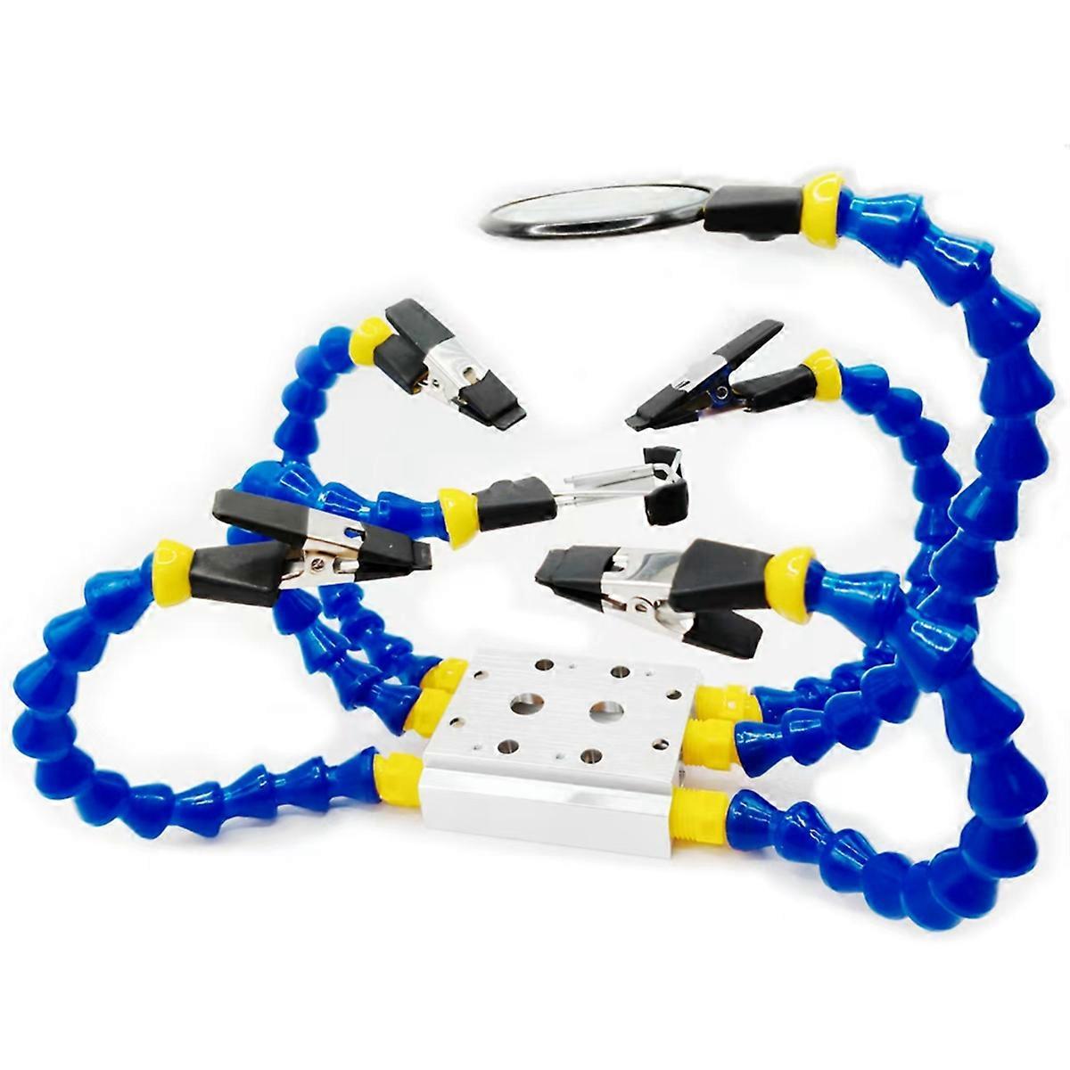 Octopus Welding Clamp Workbench, Third Hand Tool, Universal Arm, Clamping Magnification Bracket Kit,