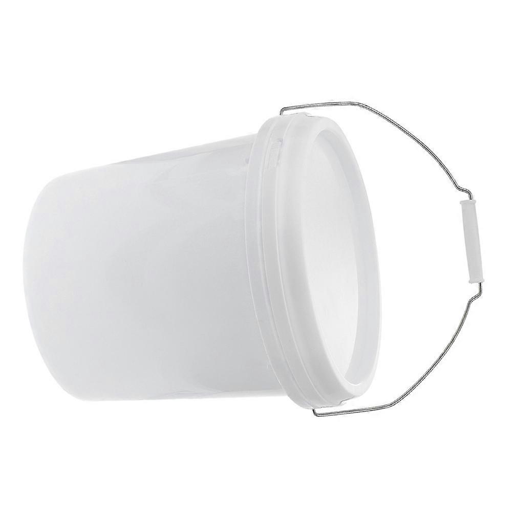 Plastic Paint Storage Bucket Practical Design Transporting Liquids Households 9L 1Set