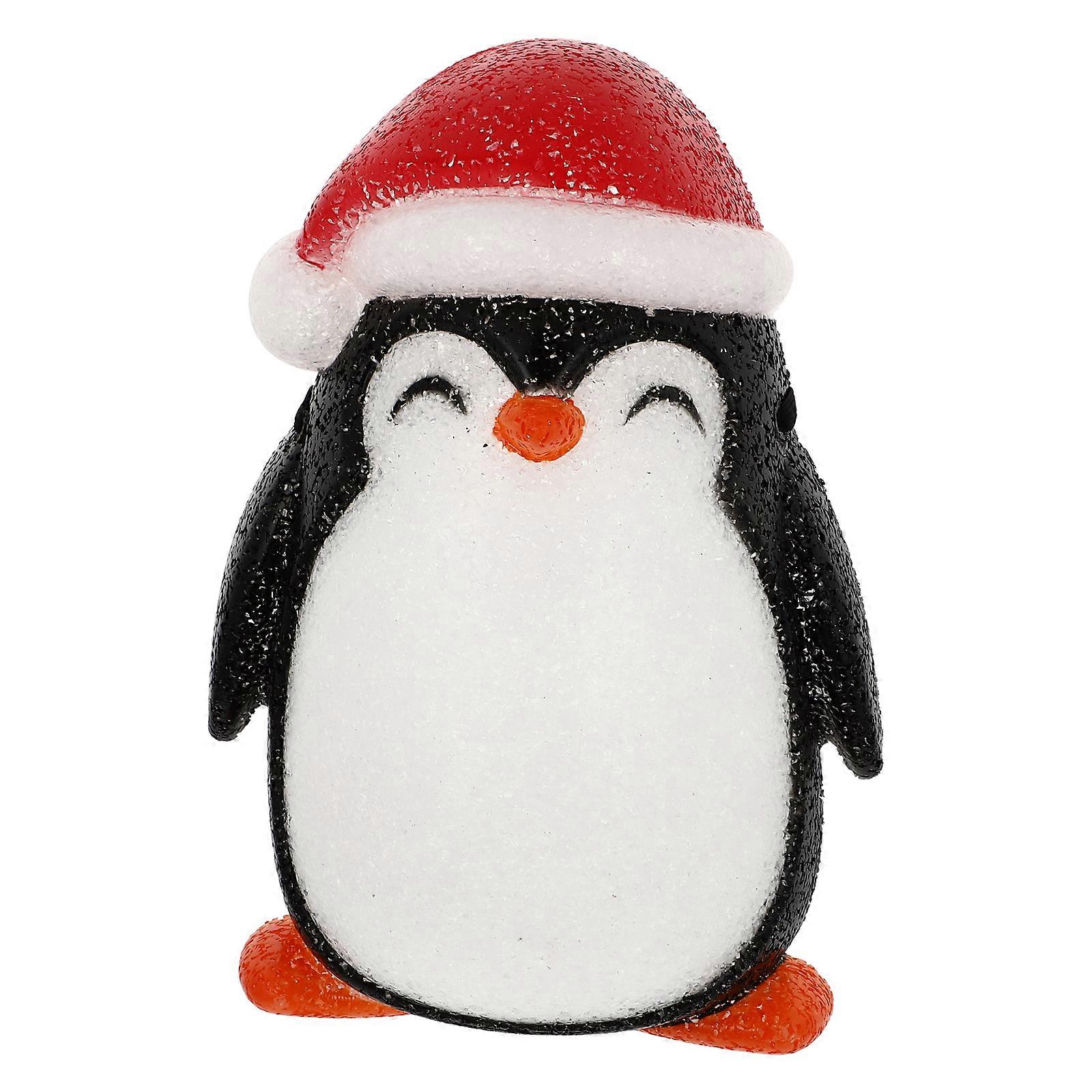 2Pcs Christmas Penguin Wall Lamp Shade for Xmas Decoration White