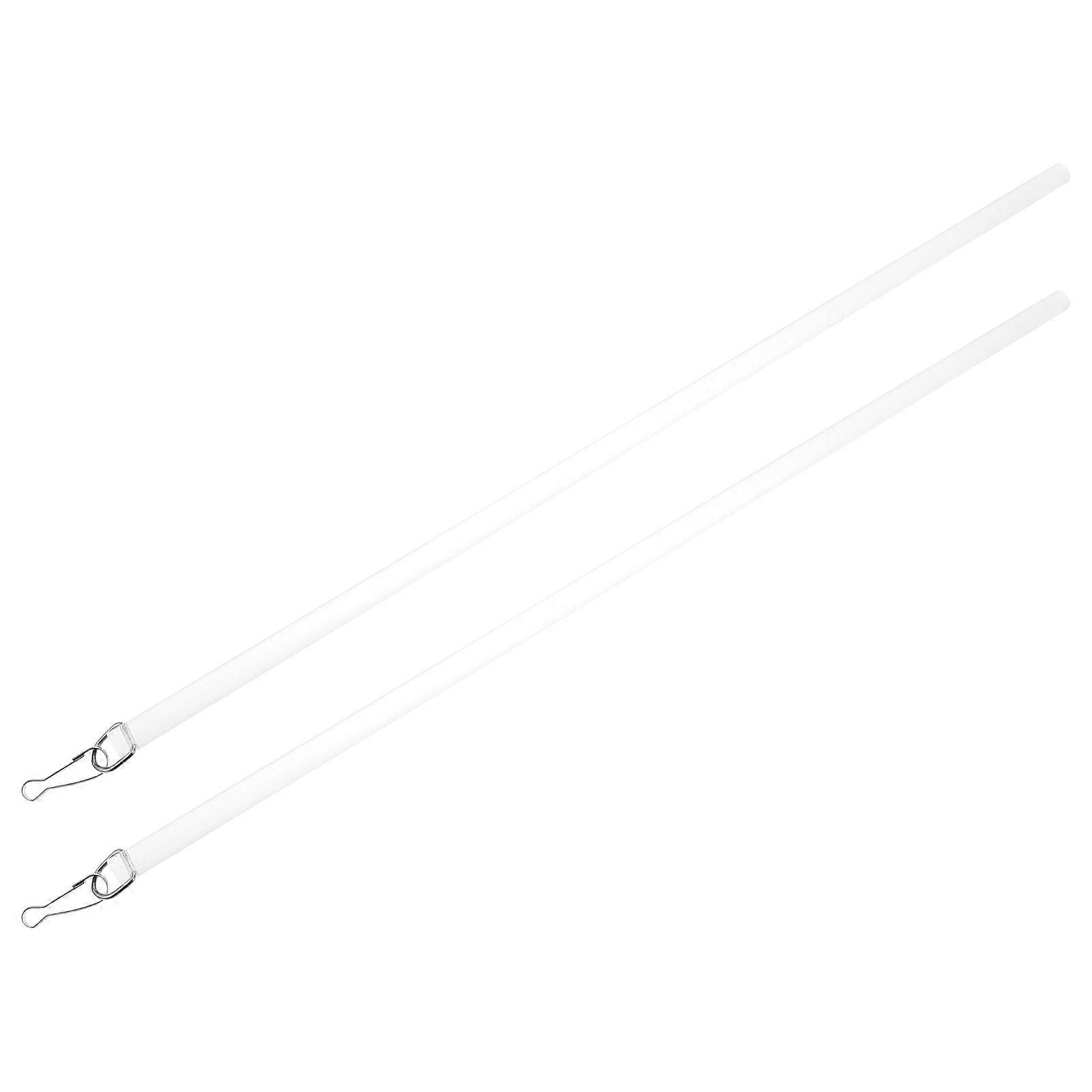 Acrylic Blind Wands Replacement 4 Pcs Silent Movement 43Cm Pulling Rods For Window Curtain Opener Accessory