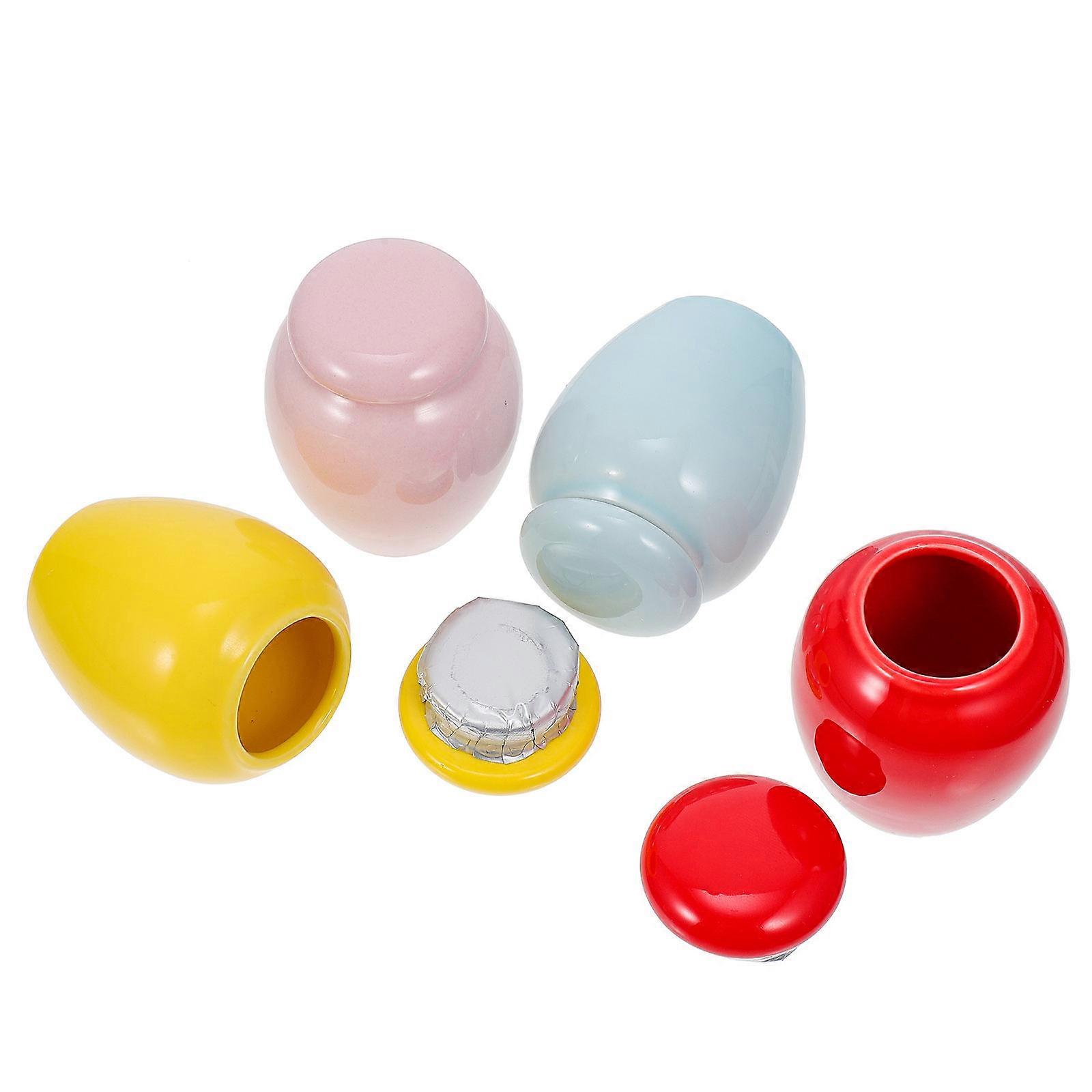 Funerary Jar Urn Pet Urn Jar Cremation 3Pcs Assorted Color
