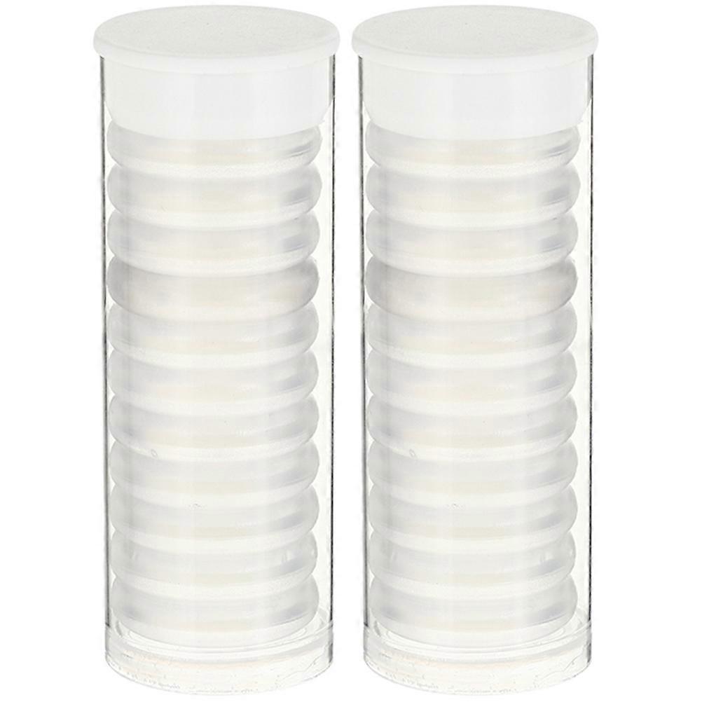 Disc Binder Rings Loose Leaf Filing For Papers Home Use Transparent 22Pcs