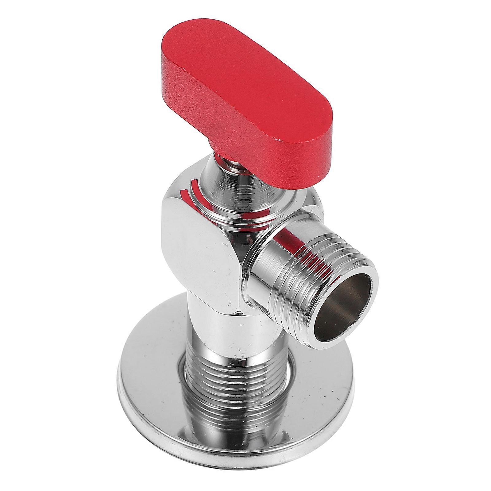 Hot and Cold Valve Base Copper Ball Valve for Water Control 2Pcs