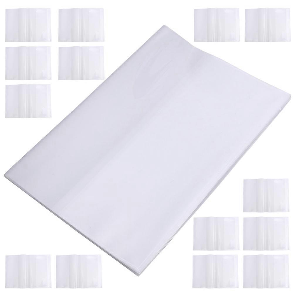 Reusable Transparent Book Cover for Textbook Protection 40Pcs Set