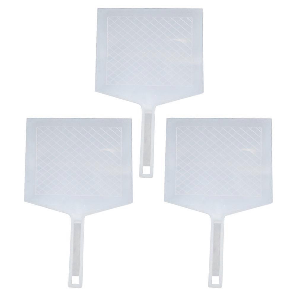 Trowel Tool Plastic Plastering Trowel Diy Projects White Flat Finishing 3Pcs