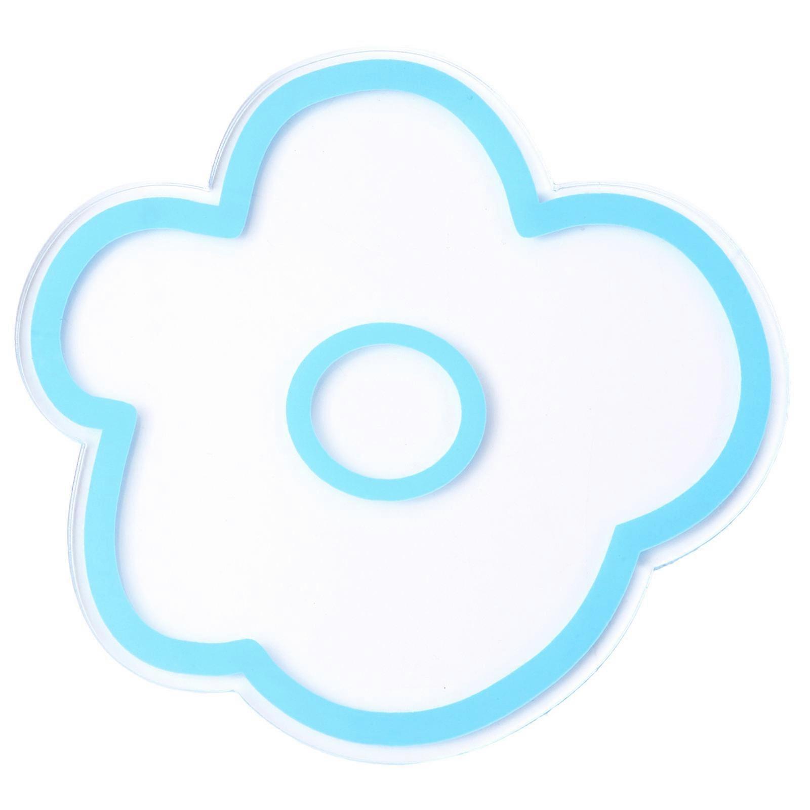 Heat Insulation Coaster Acrylic Flower Style for 2Pcs Table Mats