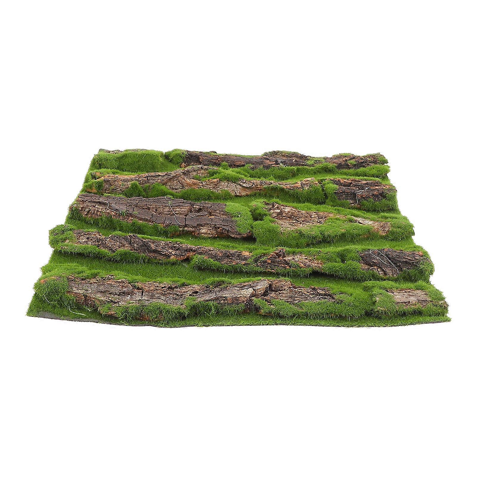 Artificial Bark 4Pcs Decorative Board For Fish Tank Background And Aquarium Decoration Offering Natural Decor Effect 30X30X2CM