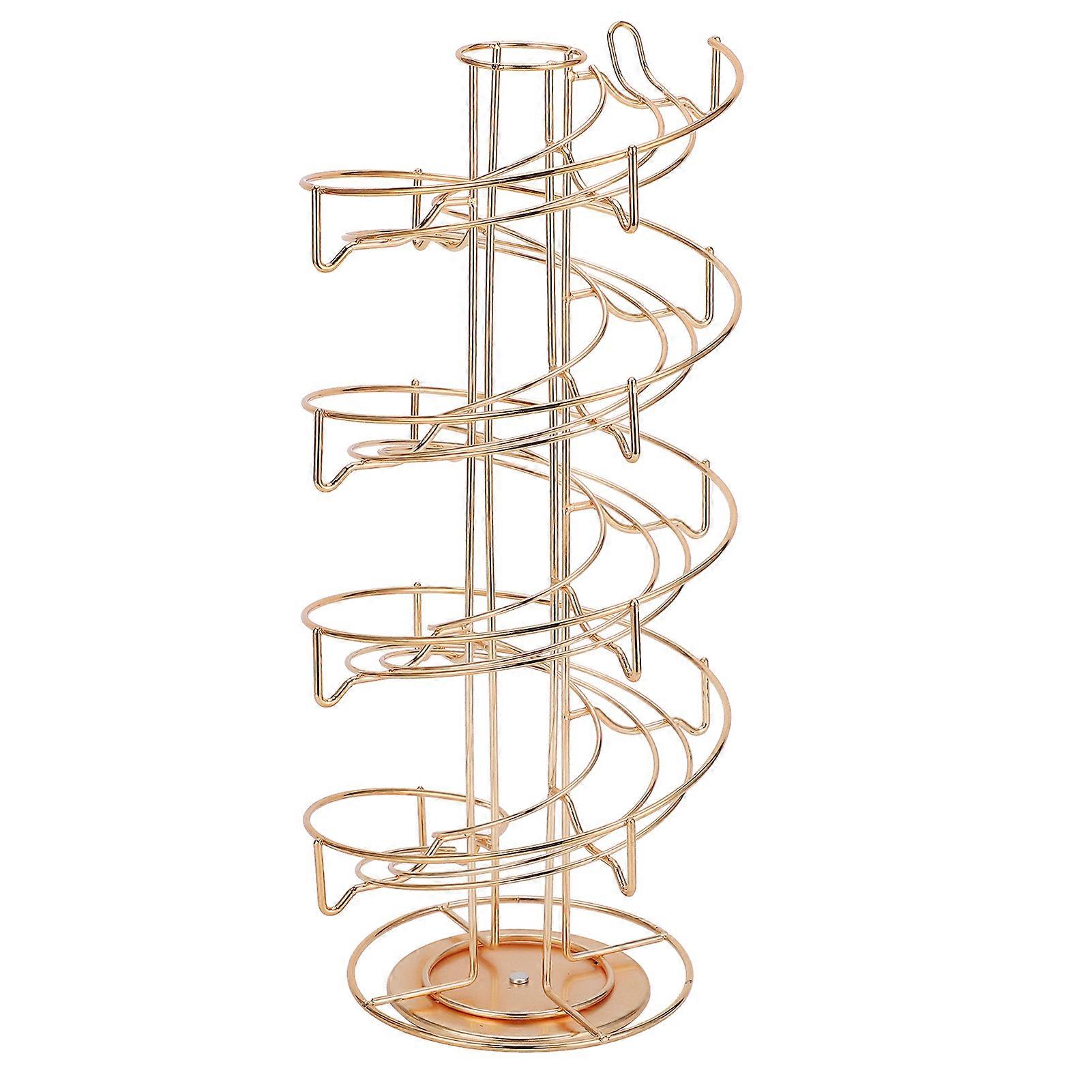 Coffee Capsule Holder 360 Degree Rotating Coffee Pod Storage Rack for DOLCE/ESPRESSO/CAFFITALY