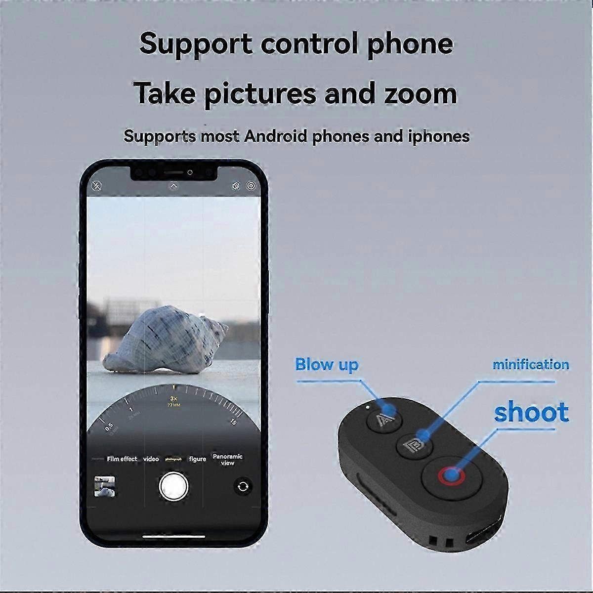 Insta360 X4 X3 X2 Ace Pro 2 GoPro 13 Bluetooth Remote Control Smart Photography Shutter Release Button