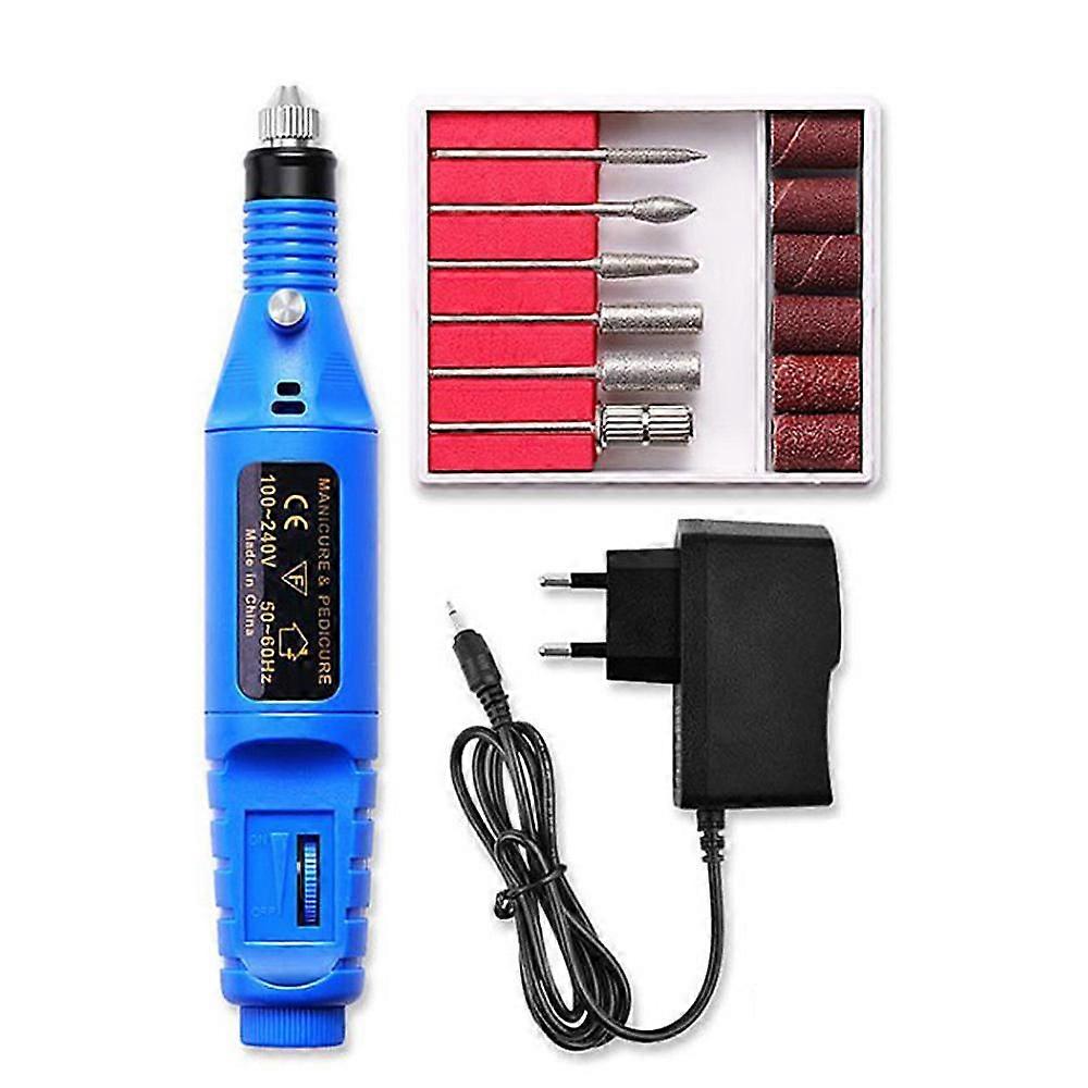 Mini portable USB grinding machine polisher blue A