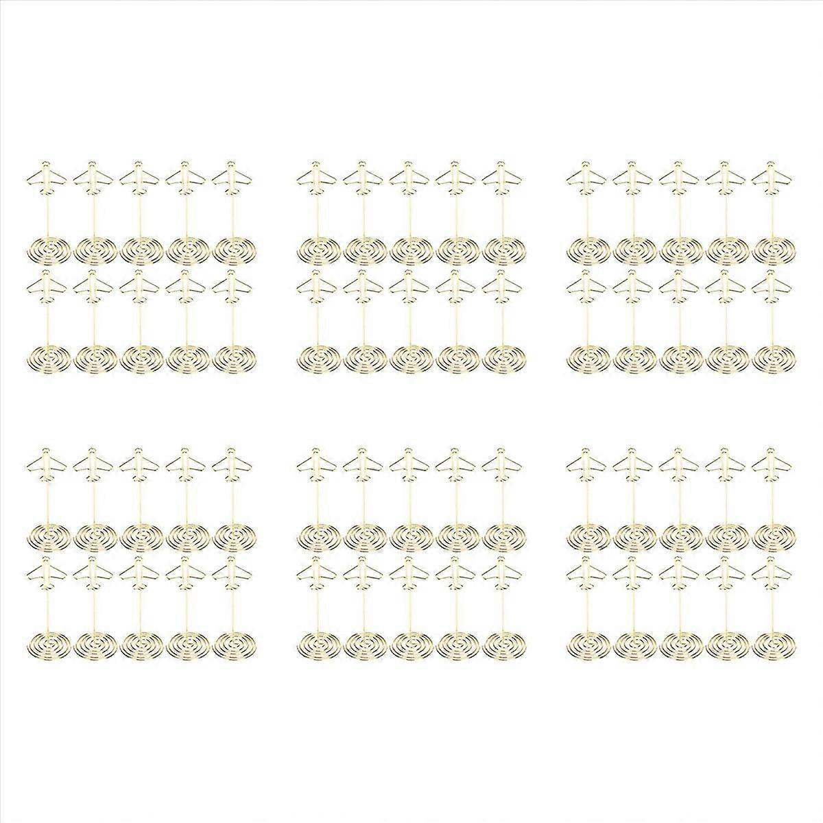 10Pcs Memo Clip Holder, Table Number Name Card Holder with Base