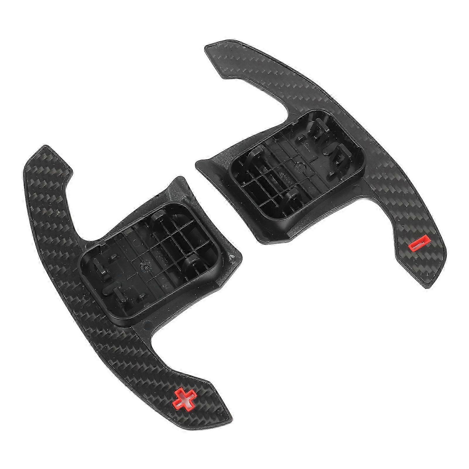 2PCS Steering Wheel Shift Paddle Left Right Matte Dry Carbon Fiber Paddle Shifter Extensions for F G Series Steering Wheel
