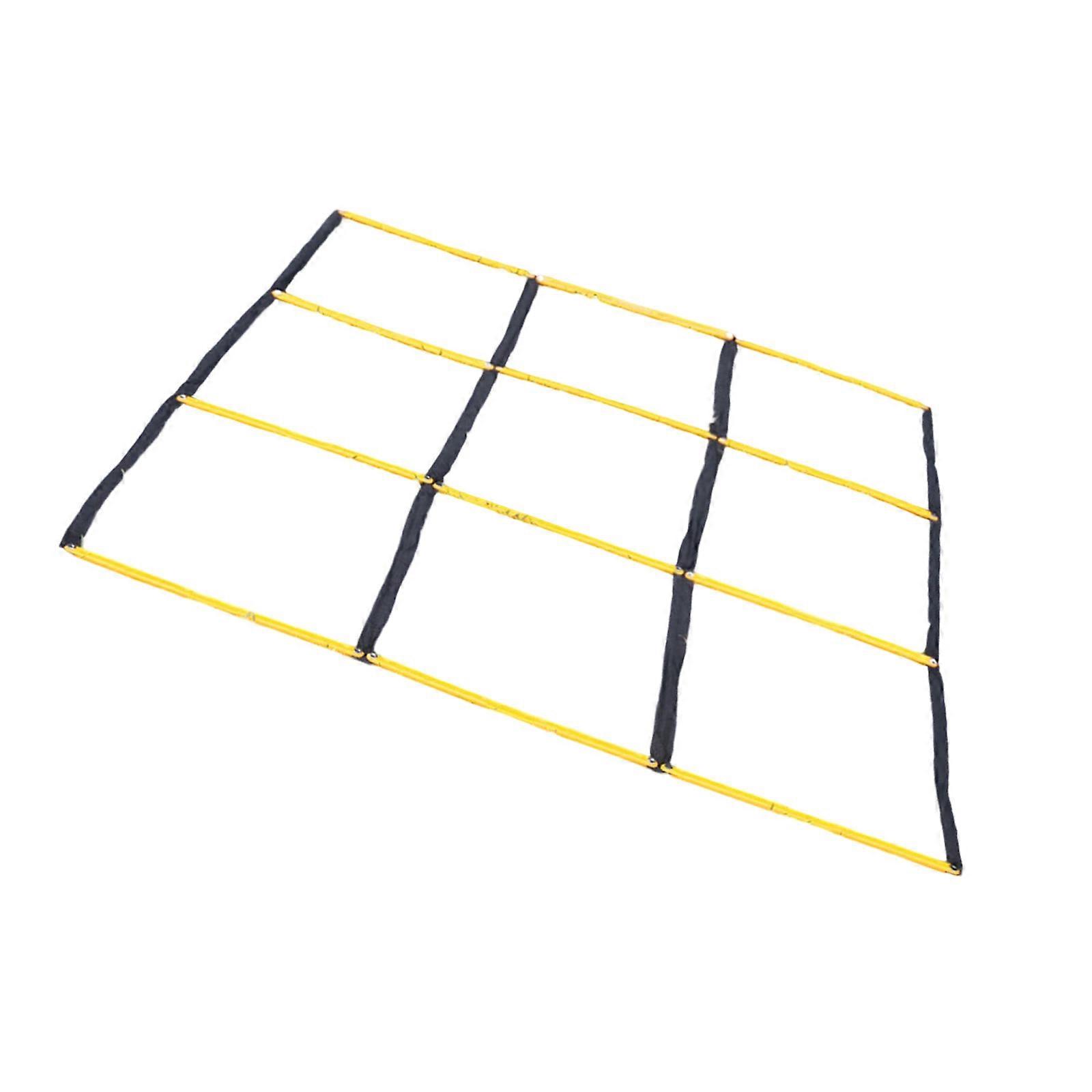 Portable Agility Training Ladder For Footworks Speed Cores balance Exercises Easy Setups Lateral Reaction Training Tool  Yellow
