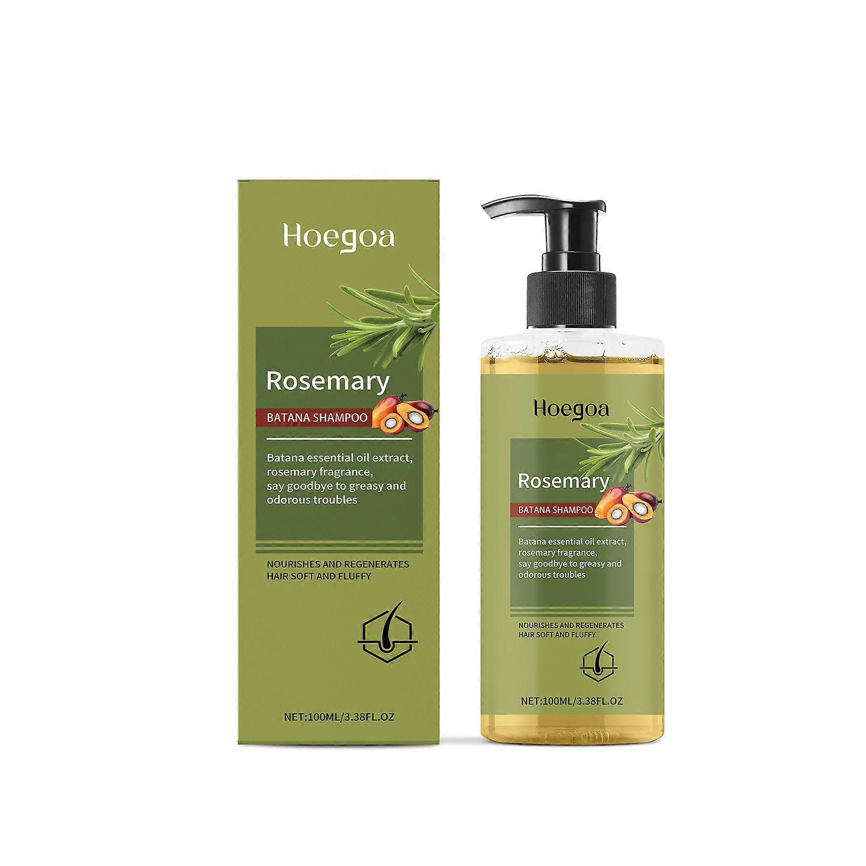 Hoegoa Rosemary Shampoo Moisturizes And Cleanses The Scalp, Strengthens Hair Strands And Reduces Scalp Discomfort