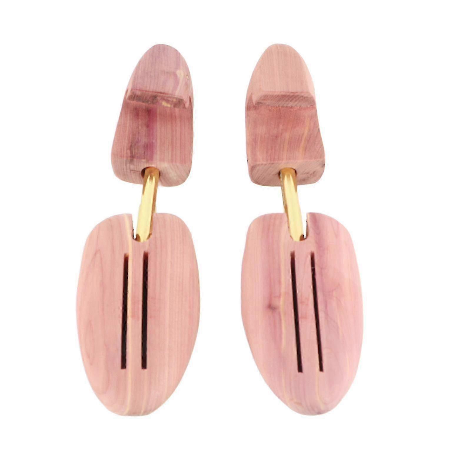 Shoe Trees: Adjustable Wooden Boot Shape Holder & Stretchers -  Size Expander with Cedar Shape for Shoe Comfort