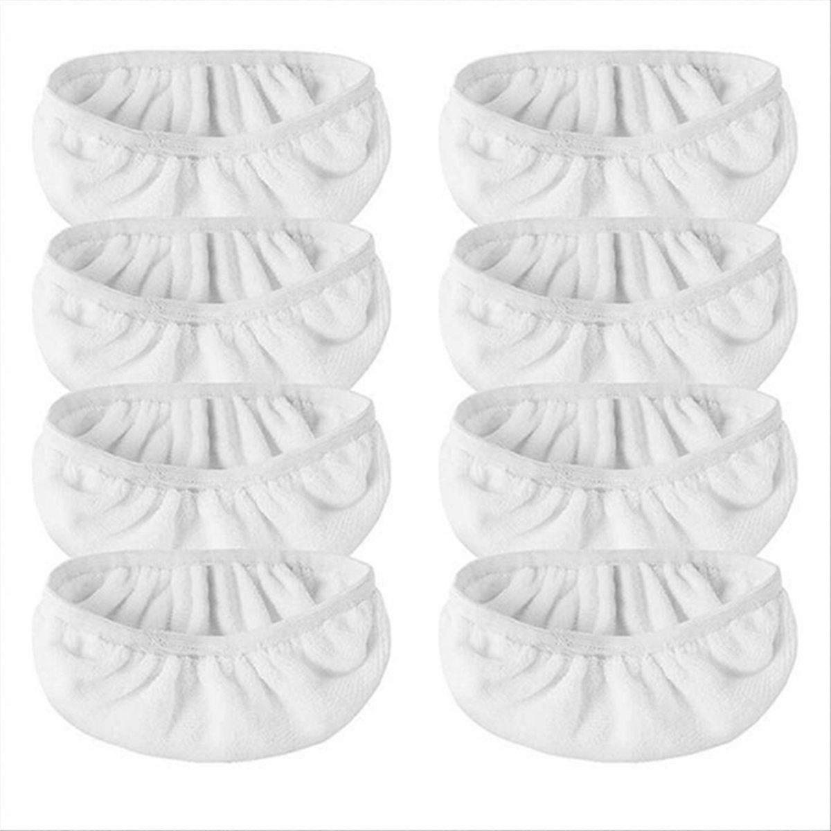 8pcs Reusable Mop Replacement Pads for Sweeper Wet Mops Microfiber Mop Replacement Pads