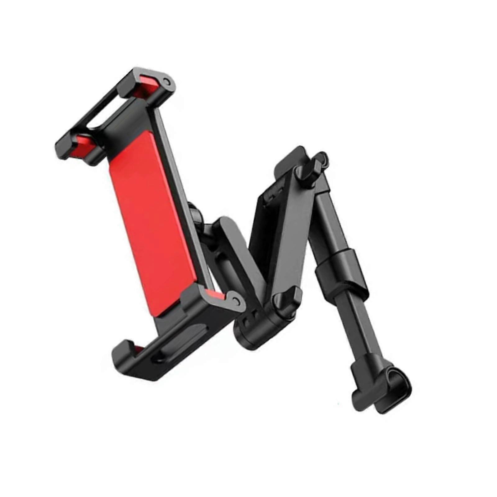 Headrest Tablet Mount Extendable Arm 360 Degree Rotation For Smartphones And Tablets Backseat Bracket Black And Red