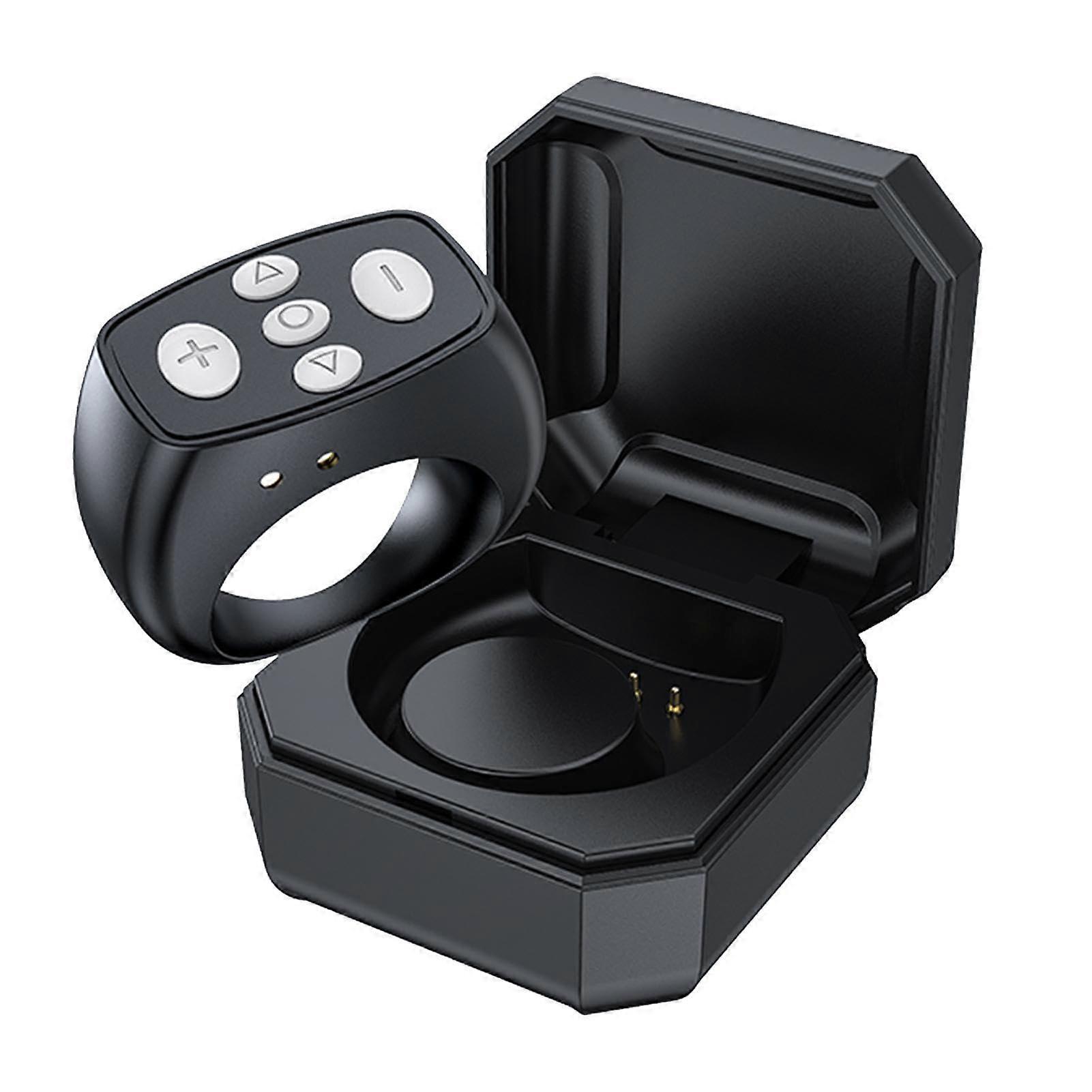 Page Turner Remote Control Page Turner With Video App And Video Recording Remote For Appare Black