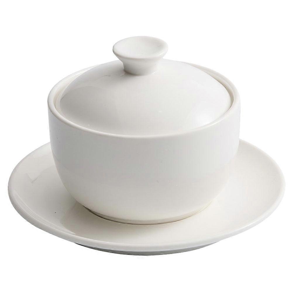 Ceramic Stew Pot Porcelain Bowl Dinnerware Flatware Tableware White Ceramics