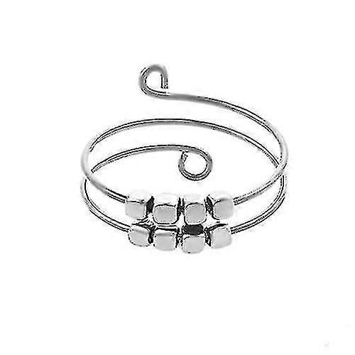 Adjustable Magnetic Hematite Body Detox Ring Lymphatic Drainage Ring