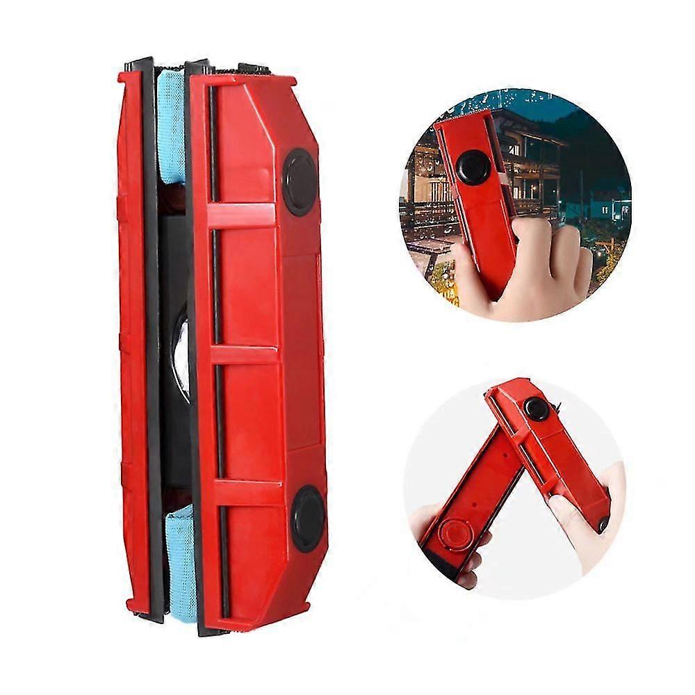 Magnetic Window Cleaning Squeegee For Glazing From 2 To 8 Mm1 Piece red