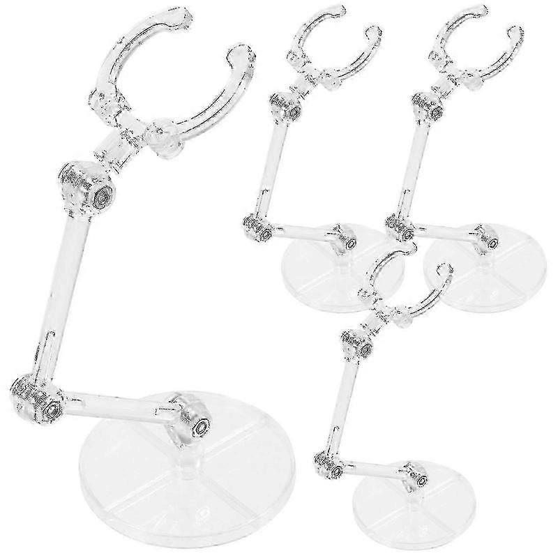 4pcs Action Figure Stand Display Holder Base Doll Model Support_Sep